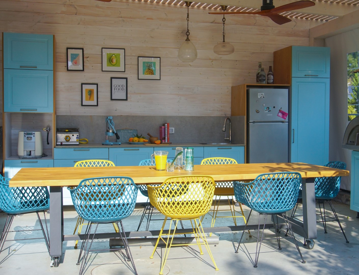 מטבח חוץ קיצי